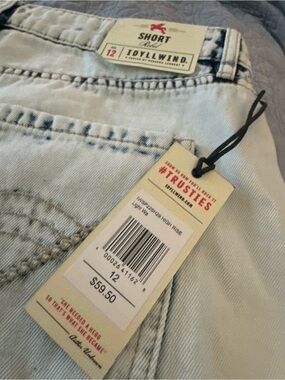 Idyllwind Light Blue High-Rise Denim Shorts